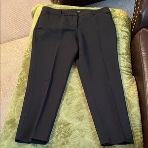 Versona Black Cropped Dress Pants for Women